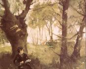 Old Path at Auvers - 贝尔特·摩里索特